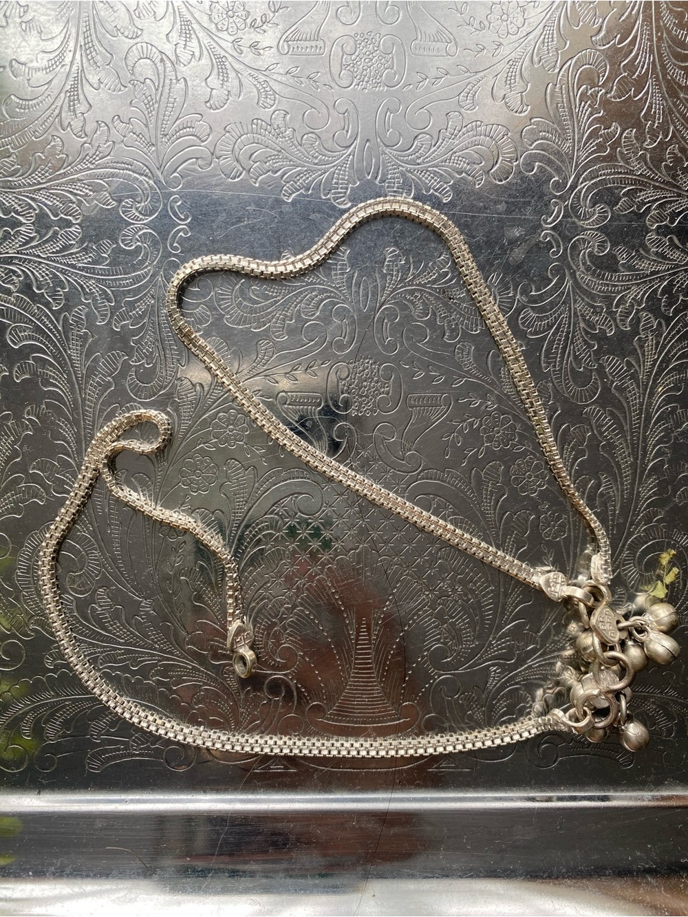 Silver Anklets